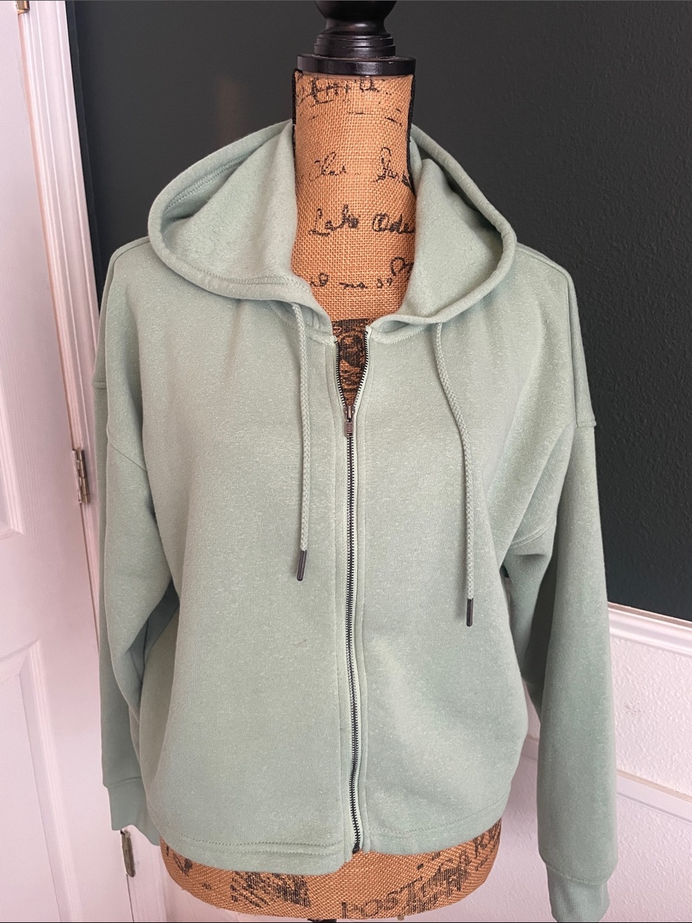 Threads 4 Thought Mint Sage Zip-Up Hoodie